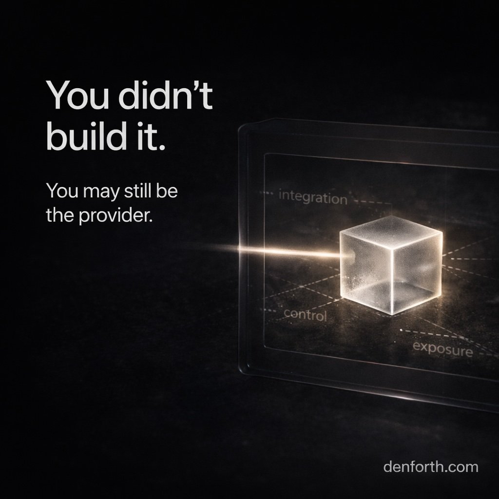 provider, deployer, distributor why you might be a provider without building ai